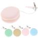 FOMIYES 5pcs Phone Screen Wiper Molbile Cleaning Wipes Macaron Bag Pendant Computer Cleaning Wipes Lens Wipes Cell Phone Cleaner Computer Cleaner Glass Pp+Silicone Cleaning Brush Random Color 3.50X3.50X1.60CM