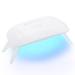 Makartt LED Mini Nail Lamp Nail Dryer 8W UV Lamps for Gel Nails Nail Light UV Nail Lamp with 60s 120s Timer USB for Gel Nail Polish Travel Gel Nail Lamp Led Nail Lamp White