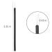150 Piece Disposable Makeup Applicators Set - Eyeliner & Lip Liner Brushes in Black/White - Buy Online on GoSupps.com
