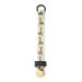 Elodie Details Pacifier Chain 2 Pack - Fabric & Stainless Steel Clip for Baby Boys & Girls | Universal Silicone Ring - Change the World/Kindly Konrad Gray - Buy Online on GoSupps.com
