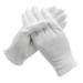 minkissy 24 Pairs Hand Care Laboratory Coin Cotton Industrial Hand Work Moisturizing White Plate