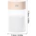 Mini USB Humidifier with Night Light - Portable Room & Car Essential Oil Diffuser - Pink - Buy Online on GoSupps.com