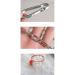YOMQLJXB Basketball net Heavy Duty Stainless Steel Chain Braided Permanent Rust Proof Quick Installation  with 12 Hooks to Fit - Buy Online on GoSupps.com