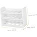 Uonlytech Egg Storage Box Plastic Egg Holder Plastic Eggs Reusable Egg Cartons Egg Tray Multi-layer Crisper - Buy Online on GoSupps.com