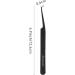 Ms.Queen Fiber Tip Tweezers for Lash Extensions Precision 90 Degree Eyelash Tweezers for Volume & Classic Lashes Black 90 Degree Tweezers - Buy Online on GoSupps.com
