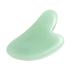 Rpanle Gua Sha Stein Massage Tool Jade Gua Sha Steine Massage Scraping for Physiotherapy used for face eyes neck and body (green heart -shaped)