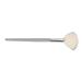 Flat Face Mask Brush DIY Face Mask Fan Applicator Transparent Handle Soft Foam Stirring for Powder Masks for Salon