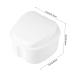 Prosthesis Container - Anggrek Strong Cup for False Teeth Storage | Portable Dental Device Cleaning Tank (White) - Buy Online on GoSupps.com