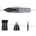 3 in 1 Rechargeable Ear & Nose Hair Trimmer - Waterproof Facial Hair Remover for Men & Women | Ideal for Travel & Home Use - Buy Online on GoSupps.com