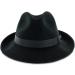 Belfry Crushable Dress Fedora - Men's Vintage Style Hat - 100% Pure Wool - Black, Blue, Grey, Pecan Brown - Medium Navy - Buy Online on GoSupps.com