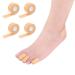 Moleskin Tape 4 Rolls Waterproof Self Adhesive Blister Tape Pad Anti-wear Foot Care Sticker Soft PE Foam Heel Protector Tape Sticker Toe Feet Sore Spots First Aid Bandages Reduce Heel Friction Pain