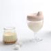 Kaiwern Pink Plastic Goblet Cup | Baby Sippy Cup Wine Glass | Beverage Mug Milk Bottle with Lid for Kids - Birthday Party Celebration - Buy Online on GoSupps.com