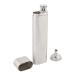 Two Tubes Portable Stainless Steel Hip Flask and Cigar Holder Humidor Tube Travel Carry Case Cigar Case Holder