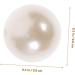 NUOBESTY 150 Sets Pearl Claw Nails Nonporous Imitation Pearls 0.8X0.8X0.8CM White - Buy Online on GoSupps.com