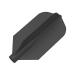 Target Darts 8 Flight Pro Dart Flights Slim Black