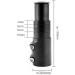 BlueSunshine Bike Handlebar Riser - Aluminum Alloy Black | Bicycle Fork Stem Extender - Buy Online on GoSupps.com