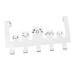 Hook up Cabinet Hanger Cabinet Hooks Purse Hangers Door Over Door Hook Rack Door Back Hanger Creative Door Back Wall Hanger Creative Hook Punch-Free Hook Arm White Robe
