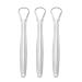AUklOPVZZ 3pcs Tongue Scraper Fresher Breath Scraping Plate Wear Resistance Kid Oral Cleaning Tool No Grats Hollow Out Health Care