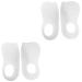 NOLITOY 2 Pairs Flat Foot Insoles Shoe Inserts Men O/x Gel Arch Support Cushion Practical Foot Pad Foot Supplies Washable Foot Support Arch Cushion Man White Pad Care