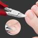 Feet Nail Clipper Professional Thick Ingrown Toe Nail Clippers for Men Women Pedicure Scissors Toenail Cutter (Rosso 14.5 * 5.7cm) Svart 14.5*5.7cm - Buy Online on GoSupps.com