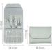Kandid Nail Clippers Set - 16 Pieces Manicure Set Stainless Steel Sharp Manicure Kit Professional Manicure and Grooming Kit by Kandid Nail Care Tools with Leather Bag for Travel and Home - Buy Online on GoSupps.com