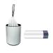 20 Bags Bin Liners 9L 12L Bin Bags with Drawstring Tall Trash Bags Portable Classification Bags White 8 roll