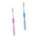 Minkissy 2st soft toothbrush tooth hygiene mouth toothbrush toothbrush with super soft bristle ultra couple toothbrush gum care devoted to captivity prisoner woman pp