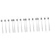 Frcolor 16 pcs soft toothbrush toothbrush aesthetically portable toothbrush travel toothbrush manual toothbrush soft children's toothbrush folds small toothbrush travel pp white