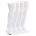 Athlemo 2 Pair Women Bamboo Daibetic Socks Over Knee Non-Binding Circulation Cushioned Socks White(4 Pairs) 10-13