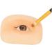 Ipetboom 2pcs Makeup Practice Skin Eyeshadow Fake Skin for Training Reusable Silicone Skin Washable Eye Plate - Buy Online on GoSupps.com