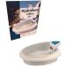 Hydrosana Foot Electrolysis Bath Complete Set - Ionic Foot Spa & Care Basin - White Foot Bath Tub for Detox & Relaxation - Buy Online on GoSupps.com