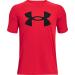 Under Armour Boys' Tech Big Logo Short Sleeve T-Shirt Red (600)/Black Medium