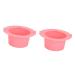 Buy Pink Wax Warmer Bowl & Pot Set - 2 Pack Silicone for Home Use | International Shipping Available - Buy Online on GoSupps.com