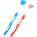 FOMIYES 6 Pack Tongue Cleaning Brush Tool - Multifunctional Tongue Scraper for Home Use - Effective Oral Hygiene - Available in Blue & Orange - Buy Online on GoSupps.com