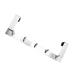 LABRIMP Over Door Coat Hanger Coat Hangers Over The Door Hook Towel Hanger Over Door Hook Hanger Stainless Steel Clothes Hook 35.6X12.5X4CM As Shown