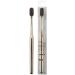 AD-BCRBgen 2/1 Deluxe Soft Bristle Toothbrush for Men - Gold Tooth Cleaning Care 2pcs White - Buy Online on GoSupps.com