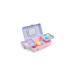 Caboodles Stay Retro Makeup Organizer in Periwinkle Blue/Pink - Compact Cosmetic Case - Buy Online on GoSupps.com
