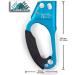 EPIC PEAK Right Hand Ascender | Strong Climbing Equipment with Ergonomic Rubber Handle | For 8-12mm Rope | Sport Climber, Arborist, Mountaineering Safety Tool - Buy Online on GoSupps.com