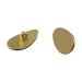 Leklai glasses pads nose pads 1 pair of gold-colored metal-nose pad glasses pads glasses pads for screw in glasses repair