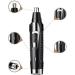 Professional Rechargeable Ear & Nose Hair Trimmer - Painless Waterproof Dual Edge Blades for Men & Women | Shop Now - Buy Online on GoSupps.com