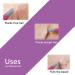 Expert Eyebrow Tweezers - Stainless Steel Precision Sloping Pointed Pluck Tweezers for Men & Women - Pink for Ingrown Hair - MJW - Buy Online on GoSupps.com