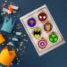 24 PRECUT Superhero Cupcake Toppers Spiderman Cake Decorations Spiderman Cake Topper Edible Superhero Party Decorations Comic Book Edible Cake Topper Avengers Cupcake Toppers - Buy Online on GoSupps.com