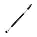 1pc duo eyebrow brush brush lash pass insert brush specialist with a sloping eyebrow brush with cruethy free synthetic bristles (black)