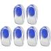 Buy LIXBD 3 Pairs Silicone Gel Heel Cups for Plantar Fasciitis - Non-Slip Cushion Insoles for Men & Women - Blue - Buy Online on GoSupps.com