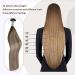 Nano Human Hair Extensions Balayage Nano Tip Hair Extensions Blonde Hair Extensions Invisible 50g 1g/s 18Inch 6/60/6 - Buy Online on GoSupps.com