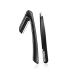 FOMIYES 4 Sets Eyebrow Eyebrow Trimmers Razor Eyebrow Shaper Razor Eyebrow Remover Eyebrow Face Razor Eyebrow Shaving Tool Facial Hair Trimmer Make up Kit Scissors Foldable Miss