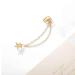 Boho Star Cartilage Chain Earrings - Gold Long Dangle & Minimal Ear Cuff Jewelry for Women & Girls - International Shipping - Buy Online on GoSupps.com