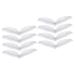 Healeved 8 STK Anti -fitting Decorated accessories Mask Nose Silicone Protection for glasses -Nose pads Form protection for facial cover seal seal pebbles mouth protection white whitex2stk 12x4x1cmx2pcs