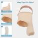 Silicone Hallux Valgus Corrector and Toe Separator - Bunion Orthopedic Corrector Set with Toe Correction Belt for Day and Night Wear - Buy Online on GoSupps.com