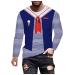 GXLONG Mens Funny Illusion Christmas Fake Sailor Suit Long Sleeve Crewneck Tee Shirt Fall Winter Xmas 3D Print Pullover 3X-Large Xmas a
